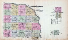 Saunders County, Yutan, Valparaiso, Nebraska State Atlas 1885